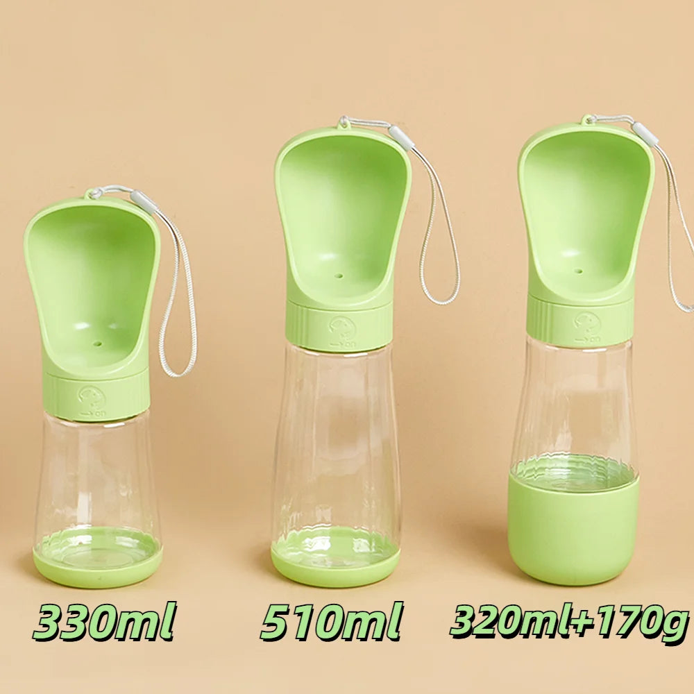 Dog Water Bottle 2 in 1 Portable Puppy Drinking Bowl
