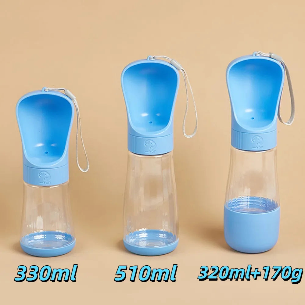 Dog Water Bottle 2 in 1 Portable Puppy Drinking Bowl