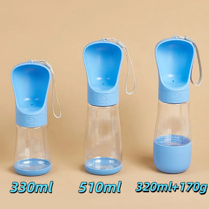Dog Water Bottle 2 in 1 Portable Puppy Drinking Bowl