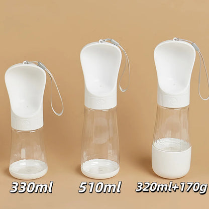 Dog Water Bottle 2 in 1 Portable Puppy Drinking Bowl